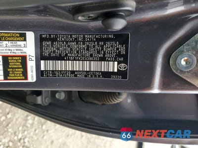 Zdjęcie 12 z 12 samochodu: 2014 TOYOTA CAMRY SE VIN:4T1BF1FK2EU396353 - miniatura