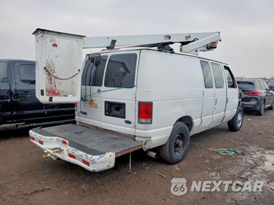 Trzecie zdjęcie samochodu z tyłu: 2000 FORD ECONOLINE E350 SUPER DUTY VAN VIN:1FTSE34LXYHA40793 - miniatura