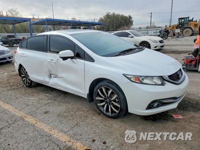 Czwarte zdjęcie samochodu z boku: 2015 HONDA CIVIC EXL VIN:19XFB2F90FE258721 - miniatura