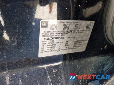 Zdjęcie 13 z 14 samochodu: 2016 CHEVROLET TAHOE K1500 LTZ VIN:1GNSKCKC5GR210005 - miniatura