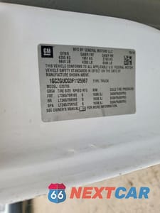 Zdjęcie 13 z 13 samochodu: 2015 CHEVROLET EXPRESS 3500 EXT UTILITY / SERVICE VIN:1GCZGUCG3F1125967 - miniatura