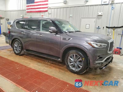 Czwarte zdjęcie samochodu z boku: 2024 INFINITI QX80 LUXE VIN:JN8AZ2AE4R9329037 - miniatura