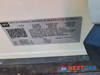 Zdjęcie 13 z 13 samochodu: 2025 CHEVROLET EQUINOX LT VIN:3GNAXHEG6SL225010 - miniatura