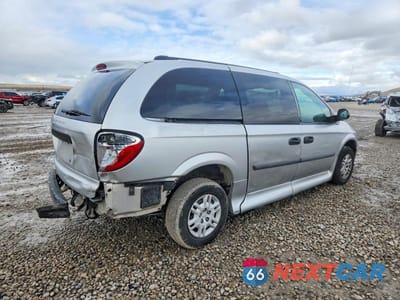 Trzecie zdjęcie samochodu z tyłu: 2005 DODGE GRAND CARAVAN SE VIN:1D4GP24R75B204713 - miniatura