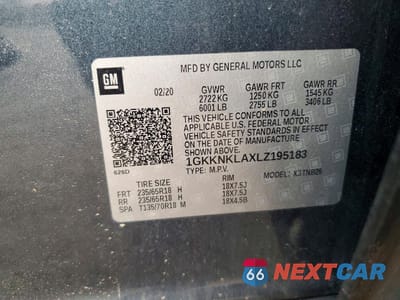 Zdjęcie 13 z 14 samochodu: 2020 GMC ACADIA SLE VIN:1GKKNKLAXLZ195183 - miniatura