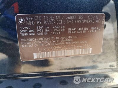 Zdjęcie 13 z 13 samochodu: 2011 BMW X5 XDRIVE35D VIN:5UXZW0C55BL661116 - miniatura
