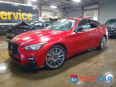 2021 INFINITY Q50 RED SPORT 400 JN1FV7DR1MM880043 - główne zdjęcie licytacji z USA - miniatura