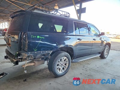 Trzecie zdjęcie samochodu z tyłu: 2018 GMC YUKON XL K1500 SLT VIN:1GKS2GKC9JR150015 - miniatura