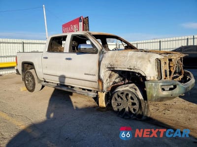 Trzecie zdjęcie samochodu z tyłu: 2018 GMC SIERRA K1500 SLT VIN:3GTU2NEJ6JG540718 - miniatura