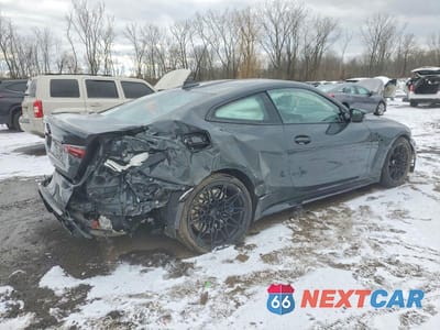 Trzecie zdjęcie samochodu z tyłu: 2022 BMW M4 COMPETITION VIN:WBS43AZ03NCJ52449 - miniatura