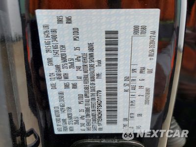 Zdjęcie 12 z 12 samochodu: 2025 FORD F150 STX VIN:1FTEW2KP7SKD11779 - miniatura