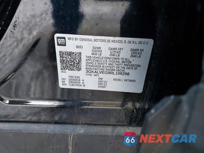 Zdjęcie 13 z 13 samochodu: 2024 GMC TERRAIN SLT VIN:3GKALVEG9RL109298 - miniatura