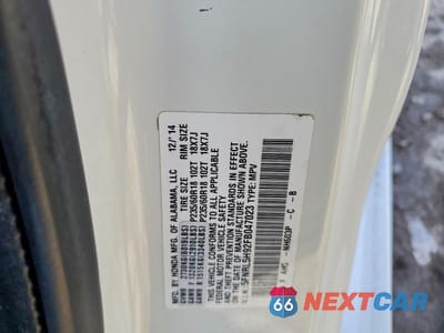 Zdjęcie 14 z 14 samochodu: 2015 HONDA ODYSSEY TOURING VIN:5FNRL5H92FB047023 - miniatura