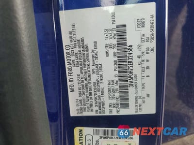 Zdjęcie 12 z 12 samochodu: 2014 FORD FUSION SE VIN:3FA6P0H72ER324586 - miniatura