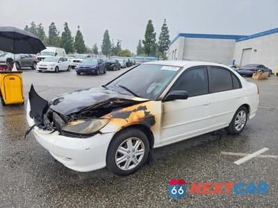 2004 HONDA CIVIC LX 2HGES16504H620729 - główne zdjęcie licytacji z USA - miniatura
