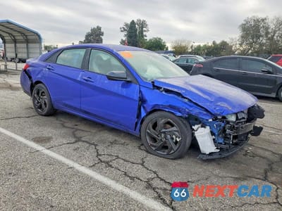 Czwarte zdjęcie samochodu z boku: 2026 HYUNDAI ELANTRA SEL SPORT VIN:KMHLM4DG5TU122426 - miniatura