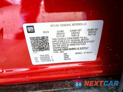 Zdjęcie 13 z 13 samochodu: 2024 BUICK ENCLAVE PREMIUM VIN:5GAEVBKW8RJ132257 - miniatura