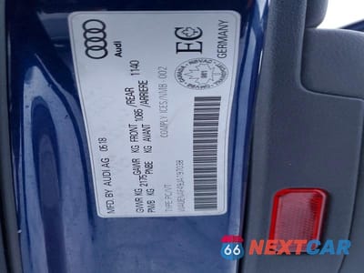 Zdjęcie 12 z 12 samochodu: 2018 AUDI A4 PREMIUM PLUS VIN:WAUENAF49JA197038 - miniatura