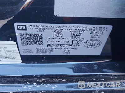 Zdjęcie 12 z 13 samochodu: 2022 GMC SIERRA K1500 AT4 VIN:3GTUUEET3NG604554 - miniatura