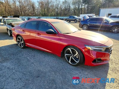 Czwarte zdjęcie samochodu z boku: 2022 HONDA ACCORD SPORT VIN:1HGCV1F32NA048902 - miniatura