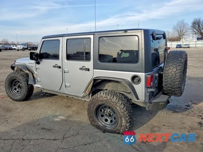 Drugie zdjęcie samochodu z przodu: 2014 JEEP WRANGLER UNLIMITED SAHARA VIN:1C4BJWEGXEL186926 - miniatura