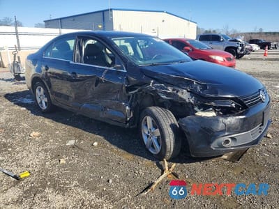 Czwarte zdjęcie samochodu z boku: 2011 VOLKSWAGEN JETTA TDI VIN:3VW3L7AJ4BM040454 - miniatura