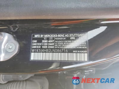 Zdjęcie 13 z 13 samochodu: 2020 MERCEDES-BENZ CLA 250 4MATIC VIN:W1K5J4HB2LN086716 - miniatura