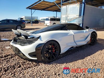 Trzecie zdjęcie samochodu z tyłu: 2021 MCLAREN 765LT VIN:SBM14RCA3MW765554 - miniatura
