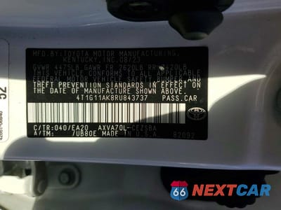 Zdjęcie 12 z 12 samochodu: 2024 TOYOTA CAMRY SE NIGHT SHADE VIN:4T1G11AK8RU843737 - miniatura