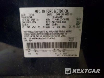 Zdjęcie 14 z 14 samochodu: 2017 FORD EDGE TITANIUM VIN:2FMPK4K82HBB26000 - miniatura