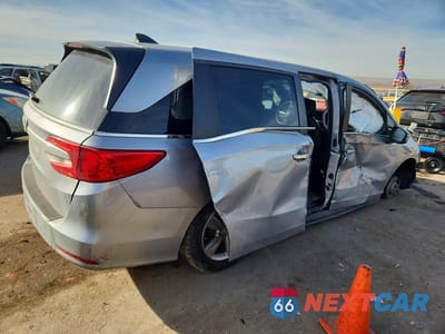 Trzecie zdjęcie samochodu z tyłu: 2019 HONDA ODYSSEY EXL VIN:5FNRL6H77KB006191 - miniatura