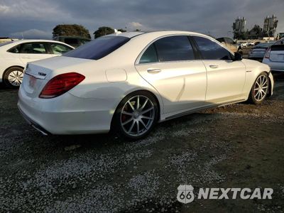 Trzecie zdjęcie samochodu z tyłu: 2015 MERCEDES-BENZ S 63 AMG VIN:WDDUG7JB2FA094493 - miniatura