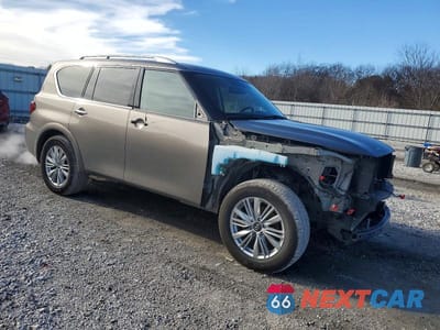 Czwarte zdjęcie samochodu z boku: 2018 INFINITI QX80 BASE VIN:JN8AZ2NE0J9190314 - miniatura