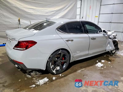 Trzecie zdjęcie samochodu z tyłu: 2021 GENESIS G70 VIN:KMTG34LEXMU074398 - miniatura