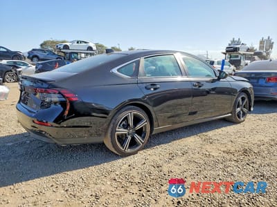 Trzecie zdjęcie samochodu z tyłu: 2023 HONDA ACCORD HYBRID SPORT VIN:1HGCY2F54PA016325 - miniatura