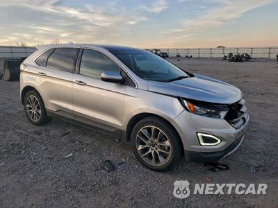 Czwarte zdjęcie samochodu z boku: 2017 FORD EDGE TITANIUM VIN:2FMPK4K95HBB26243 - miniatura