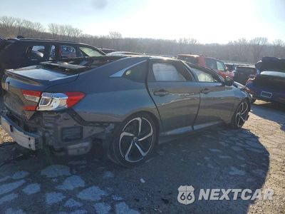 Trzecie zdjęcie samochodu z tyłu: 2020 HONDA ACCORD SPORT VIN:1HGCV1F39LA138237 - miniatura
