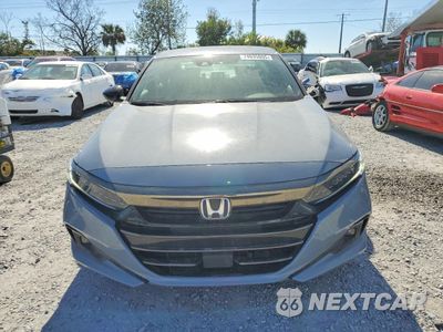 Piąte zdjęcie samochodu w środku: 2022 HONDA ACCORD HYBRID SPORT VIN:1HGCV3F24NA038729 - miniatura