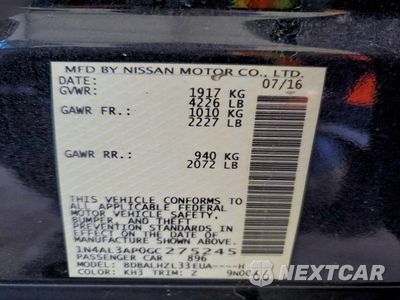 Zdjęcie 12 z 12 samochodu: 2016 NISSAN ALTIMA 2.5 VIN:1N4AL3AP0GC275245 - miniatura