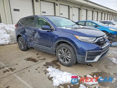 Czwarte zdjęcie samochodu z boku: 2021 HONDA CR-V EX VIN:7FART6H52ME028296 - miniatura
