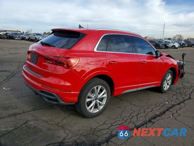Trzecie zdjęcie samochodu z tyłu: 2023 AUDI Q3 PREMIUM S LINE 45 VIN:WA1DECF38P1116745 - miniatura