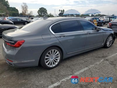 Trzecie zdjęcie samochodu z tyłu: 2021 BMW 740 I VIN:WBA7T2C03MCF81480 - miniatura