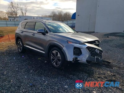 Czwarte zdjęcie samochodu z boku: 2019 HYUNDAI SANTA FE LIMITED VIN:5NMS5CAA6KH032876 - miniatura