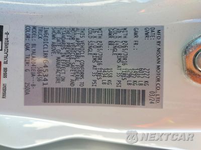 Zdjęcie 12 z 12 samochodu: 2024 NISSAN FRONTIER S VIN:1N6ED1CL1RN645341 - miniatura