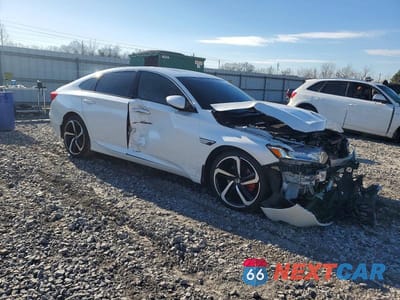 Czwarte zdjęcie samochodu z boku: 2020 HONDA ACCORD SPORT VIN:1HGCV2F31LA030376 - miniatura