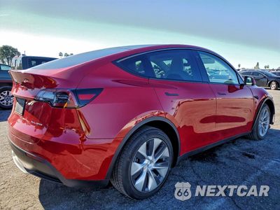 Trzecie zdjęcie samochodu z tyłu: 2022 TESLA MODEL Y VIN:7SAYGDEE2NF343799 - miniatura