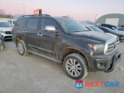 Czwarte zdjęcie samochodu z boku: 2010 TOYOTA SEQUOIA LIMITED VIN:5TDJW5G1XAS032838 - miniatura