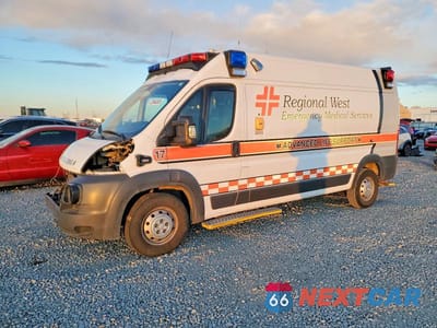 2017 RAM PROMASTER 3500 AMBULANCE 3C6URVHG8HE507938 - główne zdjęcie licytacji z USA - miniatura