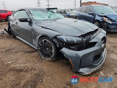 Czwarte zdjęcie samochodu z boku: 2026 BMW M4 COMPETITION VIN:WBS33HK09TCV99265 - miniatura