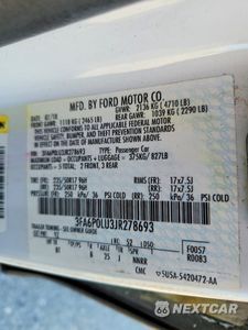 Zdjęcie 12 z 12 samochodu: 2018 FORD FUSION SE HYBRID VIN:3FA6P0LU3JR278693 - miniatura